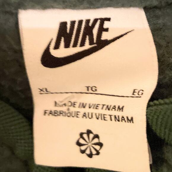 Nike Sportswear Club Men's Fleece Sherpa Jacket in Fir Green Size XL NWT - Picture 5 of 9